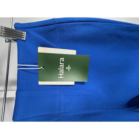 NWT Halara Flex High Waist Back Side Pkt Slight Flare Work Pant Princess Blue XS - Picture 7 of 12